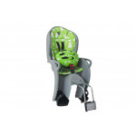 Detská sedačka HAMAX Kiss - sivo-zelená + prilba 
